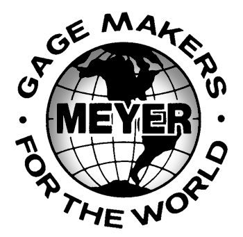 Meyer Gage .0640ZP Plus Z Pin E52100 0.0640